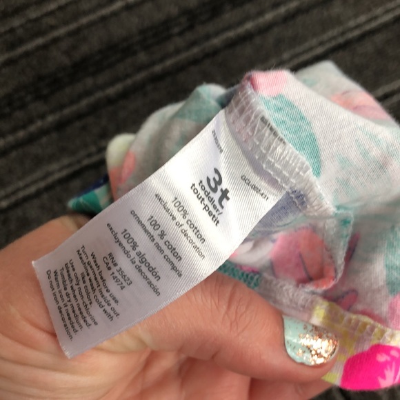 Carters 3t tank and shorts tropical outfit - Picture 4 of 7